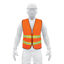 Imagen de CHALECO DE SEGURIDAD CON CIERRE NARANJA