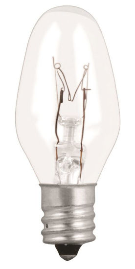 Imagen de FOCOS INCANDESCENTES TRANSPARENTESBASE E127.5WATTS 50PZAS