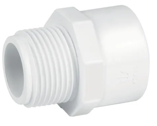 Imagen de CONECTOR MACHO  PVC HIDRAULICO 11/4