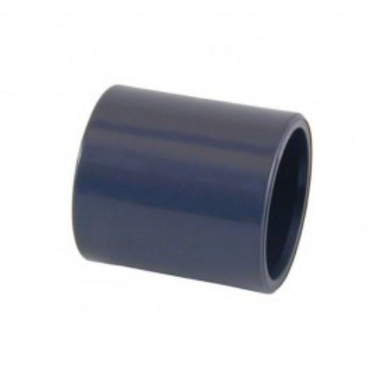 Imagen de COPLE PVC GRIS 1/2"