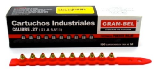 Imagen de FULMINANTE CAL/27  TIRA C/10 PZAS JAMERCO ROJO