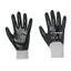 Imagen de GUANTES DE NITRILO EN PALMA Y DORSO COLOR NEGRO GRANDE