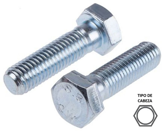 Imagen de TORNILLO CABEZA HEXAGONAL 1/4 X 21/2 (44562)T